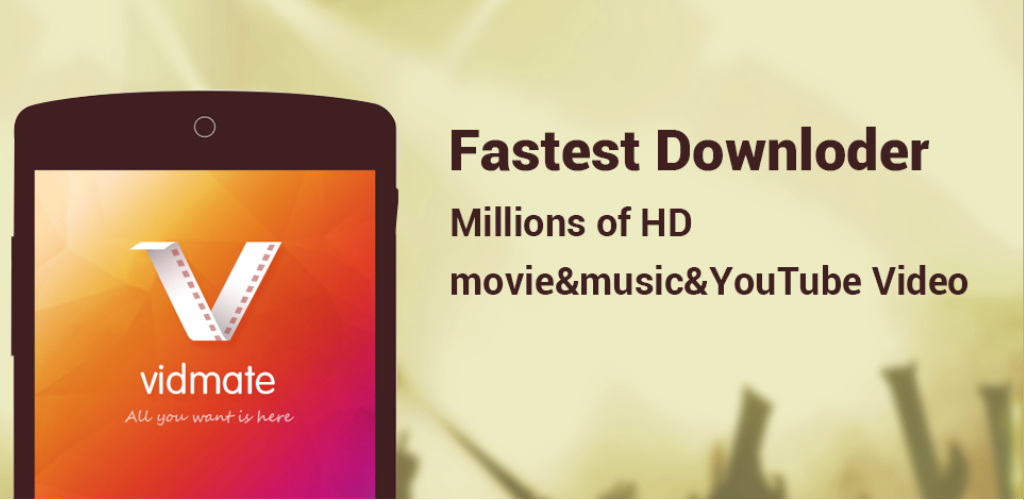 Vidmate App: Free Music, Movies & YouTube Videos